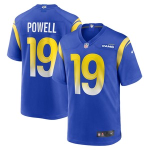 Brandon Powell Los Angeles Rams Game Jersey - Royal Nfl