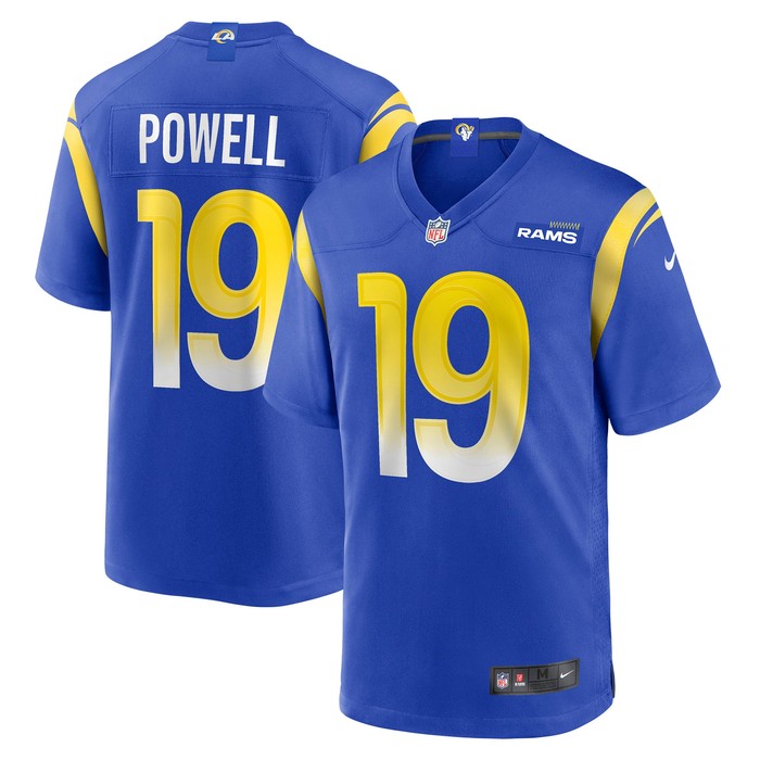 Brandon Powell Los Angeles Rams Game Jersey - Royal Nfl