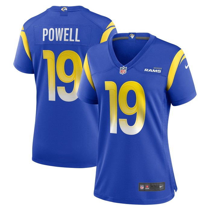 Brandon Powell Los Angeles Rams Womens Game Jersey - Royal Nfl