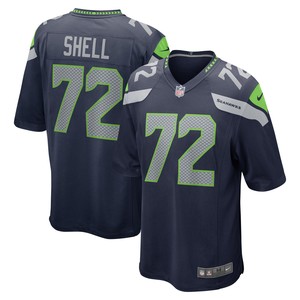 Brandon Shell Seattle Seahawks Game Jersey - College Navy Nfl