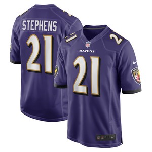 Brandon Stephens Baltimore Ravens Game Jersey - Purple Nfl