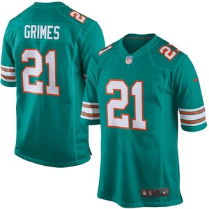 Brent Grimes Miami Dolphins Nike Alternate Game Jersey - Aqua