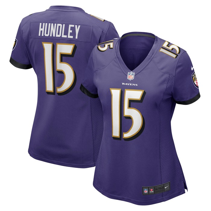 Brett Hundley Baltimore Ravens Womens Player Game Jersey - Purple Nfl