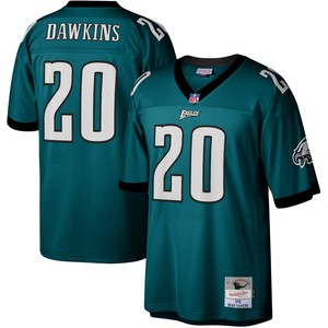 Brian Dawkins Philadelphia Eagles Mitchell & Ness 1996 Legacy Replica Jersey - Midnight Green Nfl