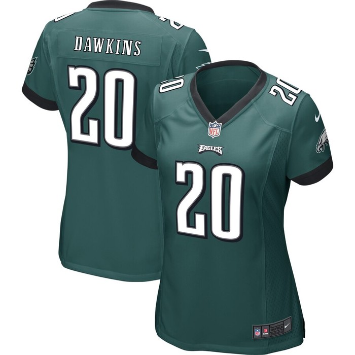 Brian Dawkins Philadelphia Eagles Nike Womens Game Jersey - Midnight Green