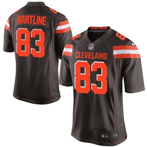 Brian Hartline Cleveland Browns Nike Game Jersey - Brown