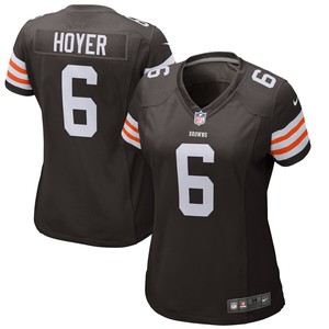 Brian Hoyer Cleveland Browns Historic Logo Nike Womens Game Jersey