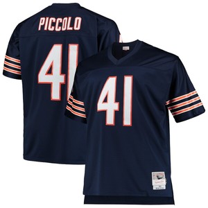 Brian Piccolo Chicago Bears Mitchell & Ness Big & Tall 1969 Retired Player Replica Jersey - Navy