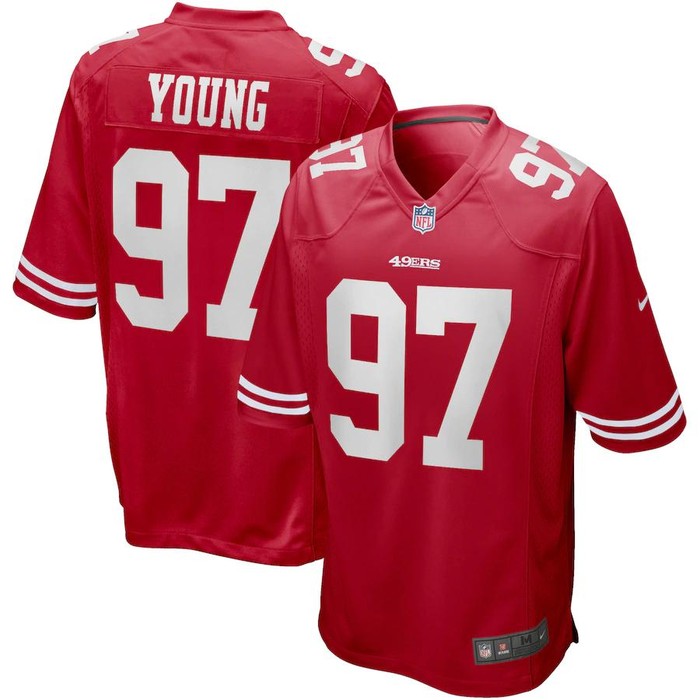 Bryant Young San Francisco 49ers Nike Game Retired Player Jersey - Scarlet