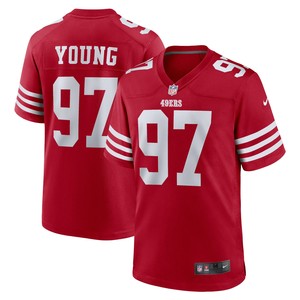 Bryant Young San Francisco 49ers Retired Player Game Jersey - Scarlet Nfl