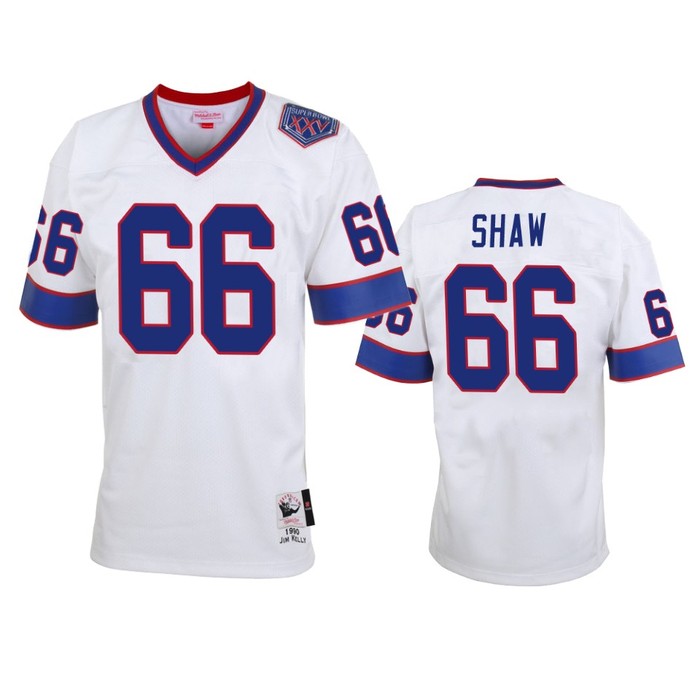 Buffalo Bills Billy Shaw White Vintage Replica Jersey - Mens