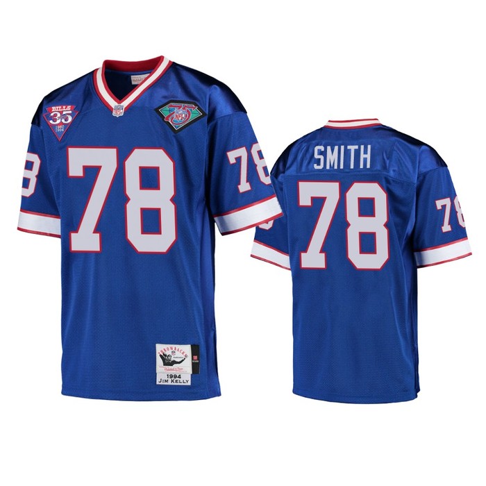 Buffalo Bills Bruce Smith Royal Vintage Replica Jersey - Mens