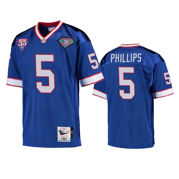 Buffalo Bills Cam Phillips Royal Vintage Replica Jersey - Men