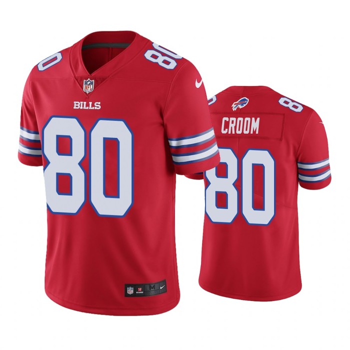 Buffalo Bills Jason Croom Red Nike Color Rush Limited Jersey