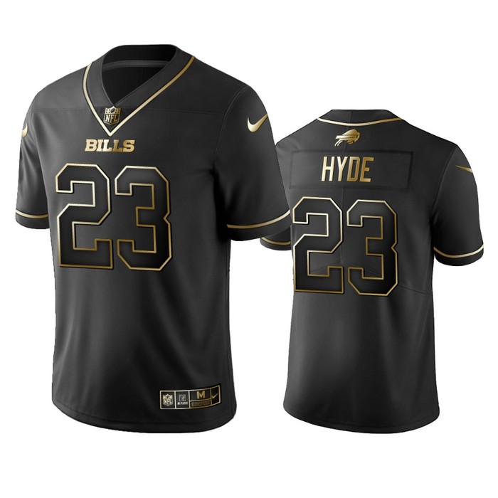 Buffalo Bills Micah Hyde Black Golden Edition 2019 Vapor Untouchable Limited Jersey - Mens