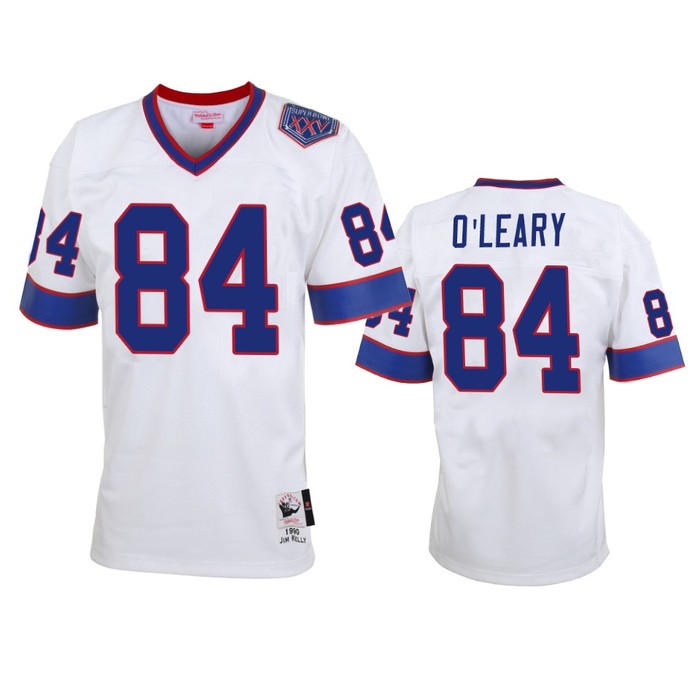 Buffalo Bills Nick Oleary White Vintage Replica Jersey - Men