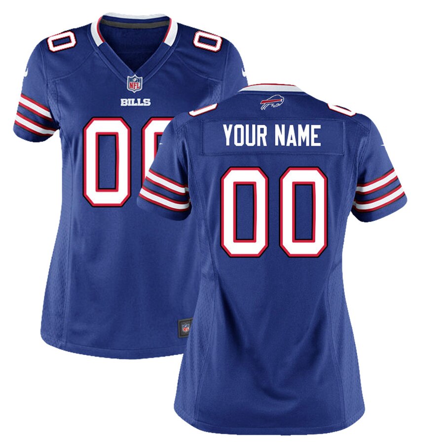 Buffalo Bills Nike Womens Custom Game Jersey - Royal Blue - Cocomos