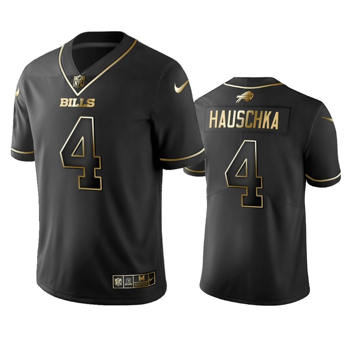 Buffalo Bills Steven Hauschka Black Golden Edition 2019 Vapor Untouchable Limited Jersey - Mens