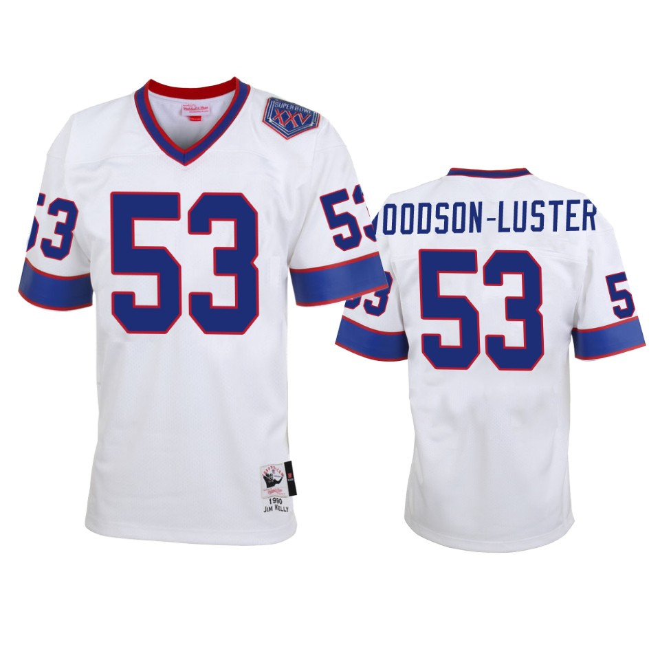 Buffalo Bills Xavier Woodson-luster White Vintage Replica Jersey - Men - Cocomos