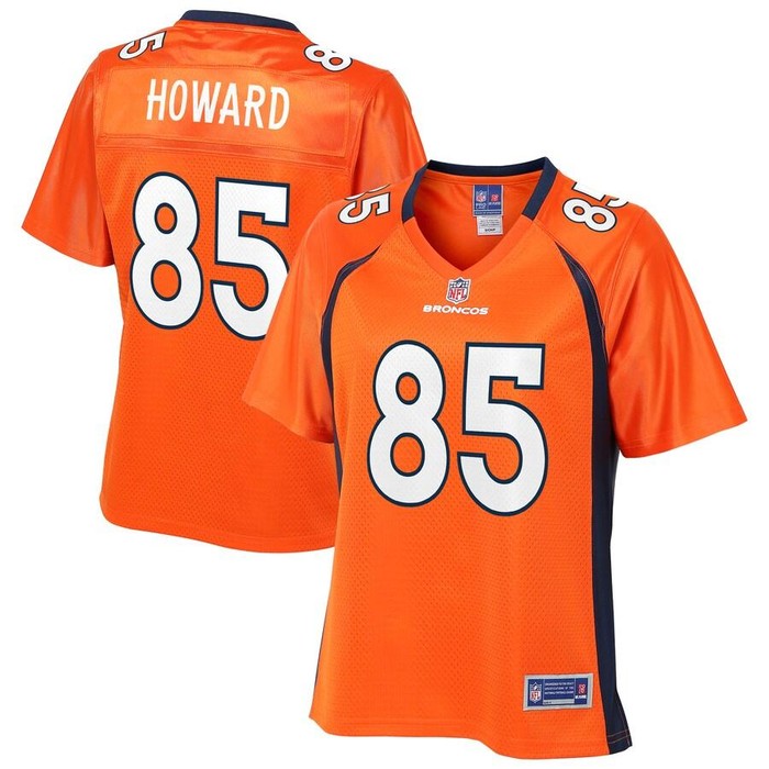 Bug Howard Denver Broncos Nfl Pro Line Womens Team Player Jersey - Orange