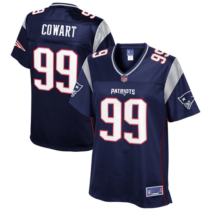 Byron Cowart New England Patriots Nfl Pro Line Womens Player Jersey - Navy