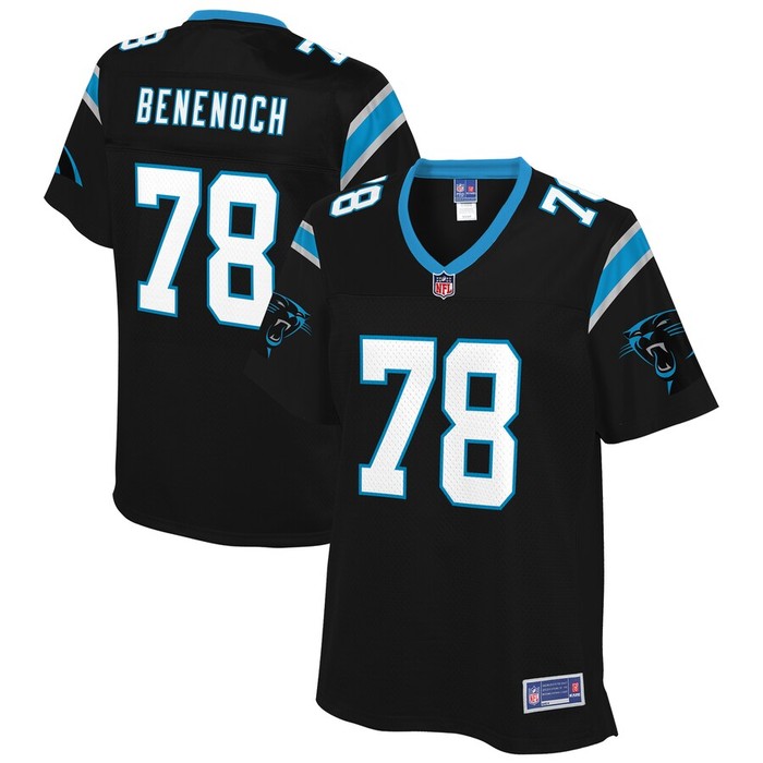 Caleb Benenoch Carolina Panthers Nfl Pro Line Womens Team Color Player Jersey - Black