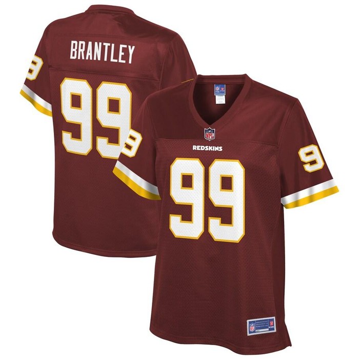 Caleb Brantley Washington Redskins Nfl Pro Line Womens Team Player Jersey - Burgundy