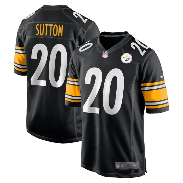 Cameron Sutton Pittsburgh Steelers Game Jersey - Black Nfl