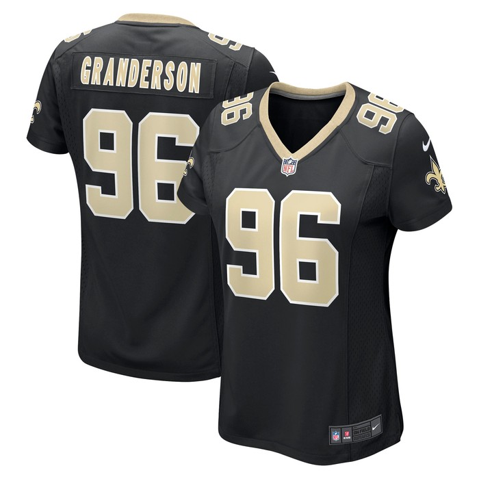 Carl Granderson New Orleans Saints Womens Game Jersey - Black Nfl