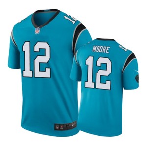 Carolina Panthers #12 D.j. Moore Nike Color Rush Blue Jersey Men