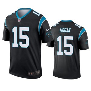 Carolina Panthers #15 Chris Hogan Black Legend Jersey - Mens