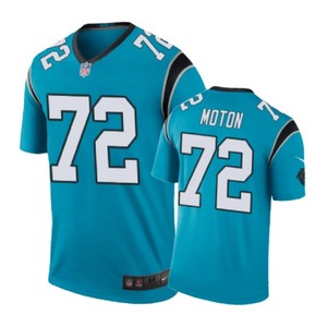 Carolina Panthers #72 Taylor Moton Nike Color Rush Blue Jersey