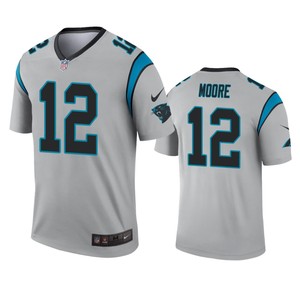 Carolina Panthers D.j. Moore Silver Inverted Legend Jersey - Cocomos