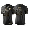 Carolina Panthers Eric Reid 25th Anniversary Black Gold Logo Jersey