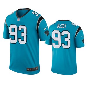 Carolina Panthers Gerald Mccoy Blue Color Rush Legend Jersey - Mens