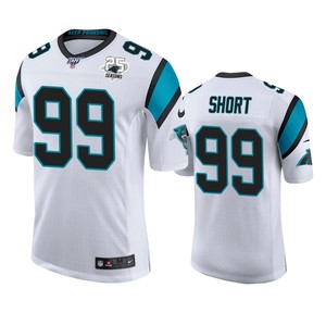 Carolina Panthers Kawann Short White 25th Season Vapor Limited Jersey