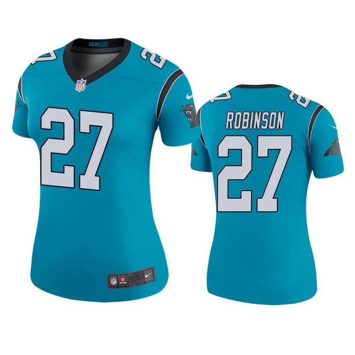 Carolina Panthers Kenny Robinson Blue Color Rush Legend Jersey - Womens