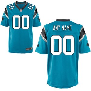 Carolina Panthers Nike Game Custom Jersey - Blue