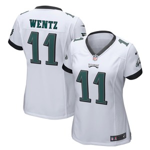 Carson Wentz Philadelphia Eagles Nike Womens Game Jersey - White