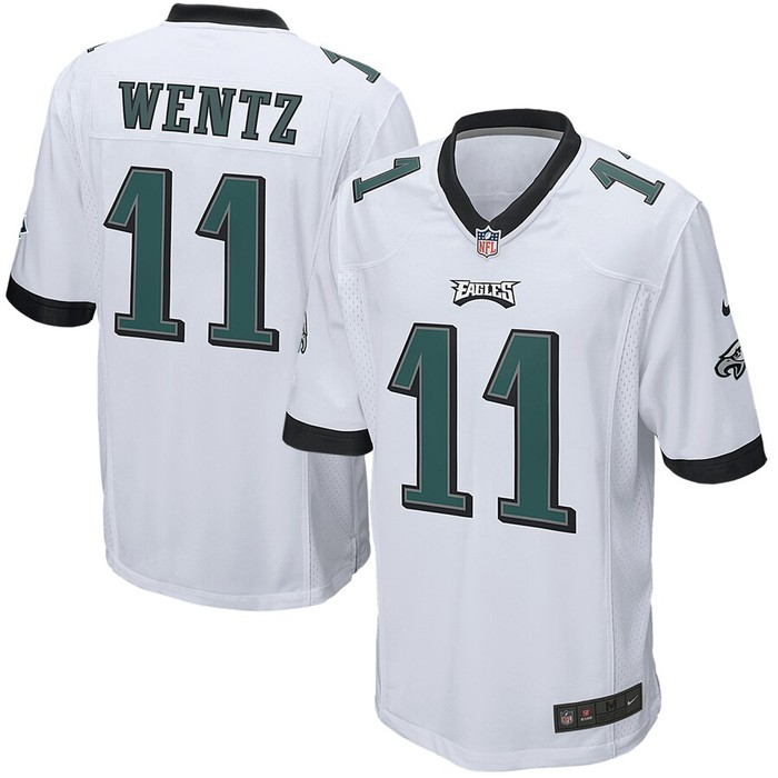 Carson Wentz Philadelphia Eagles Nike Youth Game Jersey - White