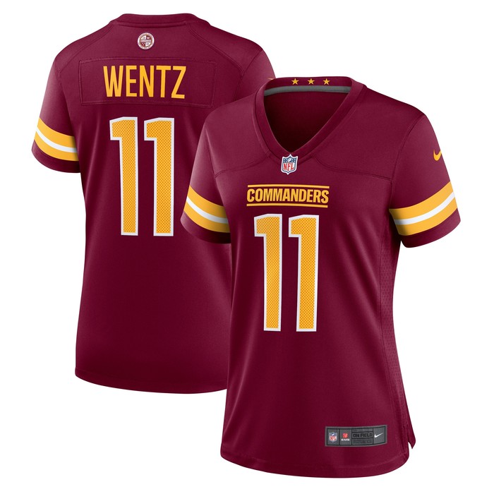 Carson Wentz Washington Commanders Womens Game Jersey - Burgundy Nfl