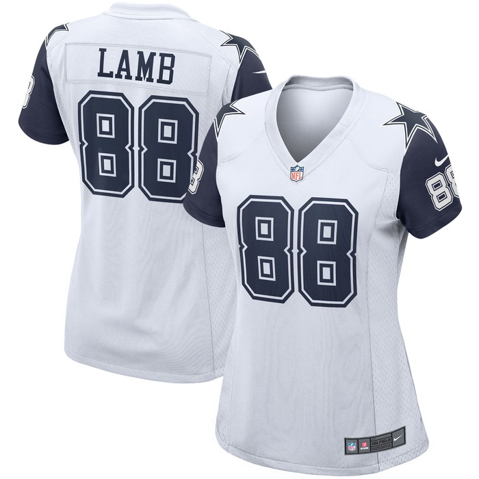 Ceedee Lamb Dallas Cowboys Womens Game Jersey - White Nfl