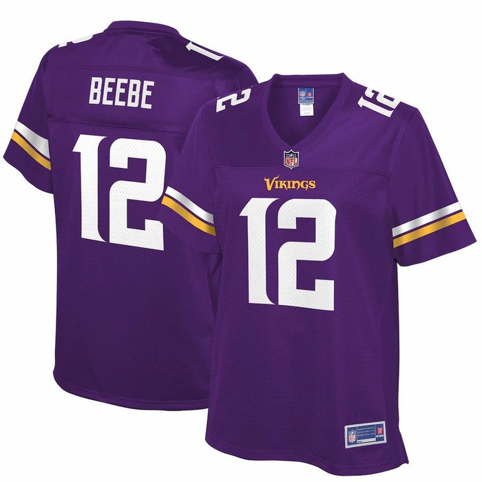 Chad Beebe Minnesota Vikings Nfl Pro Line Womens Player Jersey - Purple