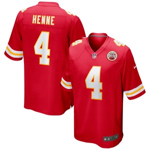 Chad Henne Kansas City Chiefs Game Jersey - Red Nfl