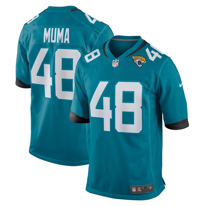 Chad Muma Jacksonville Jaguars Game Jersey - Teal Nfl