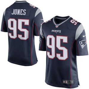 Chandler Jones New England Patriots Nike Game Jersey - Navy Blue/silver - Cocomos