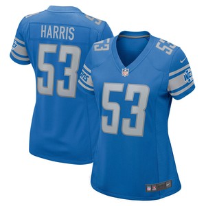 Charles Harris Detroit Lions Womens Game Jersey - Blue Nfl