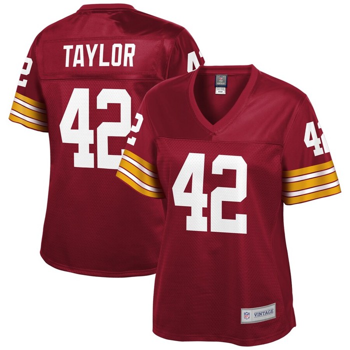 Charley Taylor Washington Redskins Nfl Pro Line Womens Retired Player Jersey - Burgundy