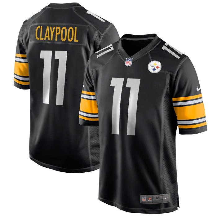 Chase Claypool Pittsburgh Steelers Game Jersey - Black Nfl