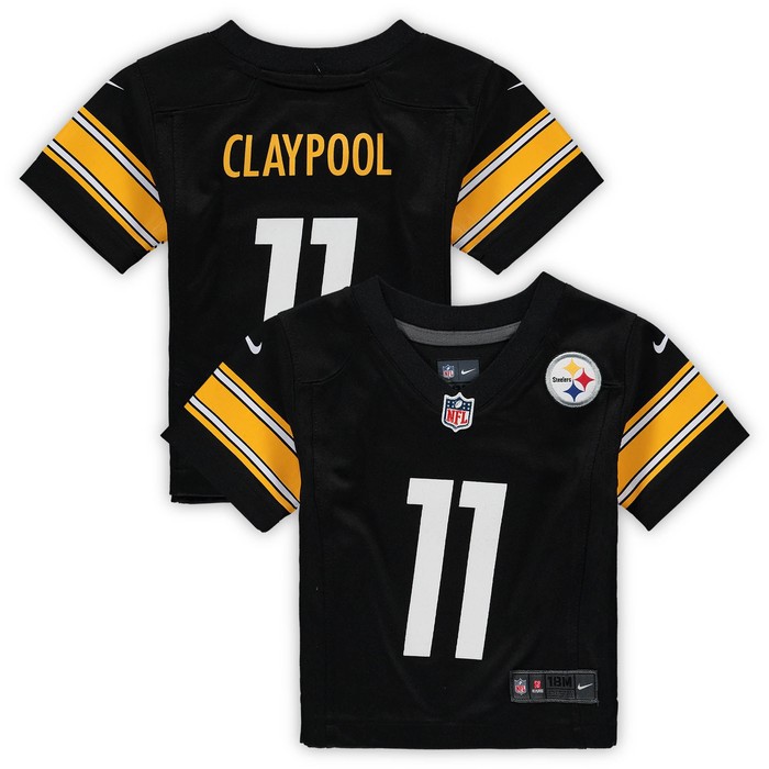 Chase Claypool Pittsburgh Steelers Infant Game Jersey - Black Nfl